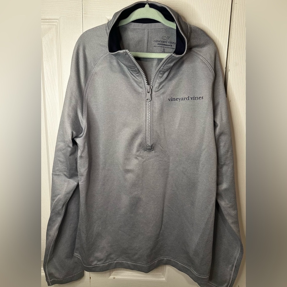 Vineyard Vines boys performance quarter zip.